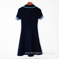 Women Short Sleeve Sport Style Casual Dress